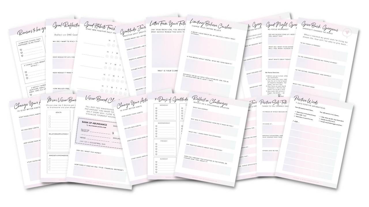 Law of Attraction Planner (SO) - SelfMadeLadies Manifestation Blog by ...