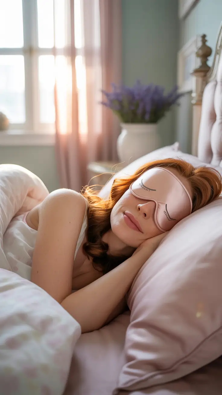 woman sleeping and dreaming