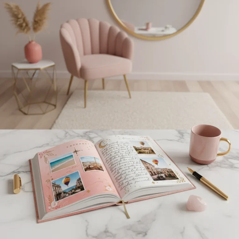 a vision board journal