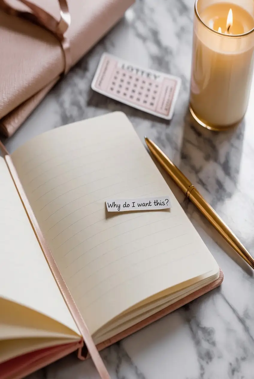 why do i want this lottery win reflection in a manifestation journal