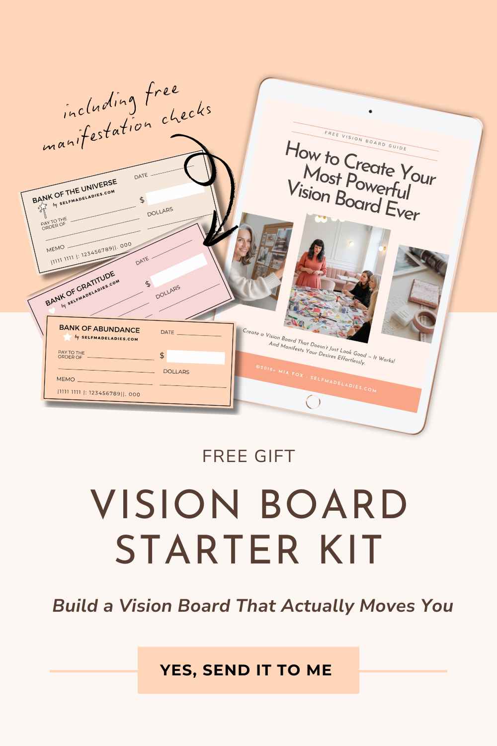 free vision board kit