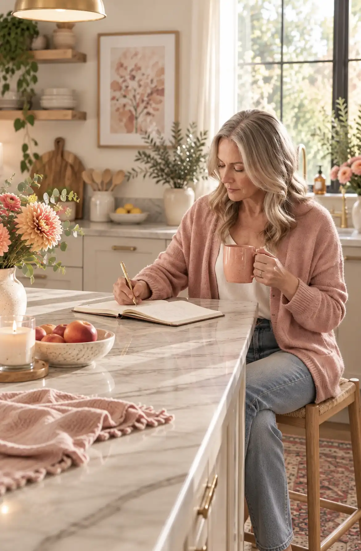woman scripting her dream life