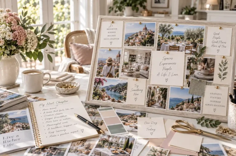 a themed vision board