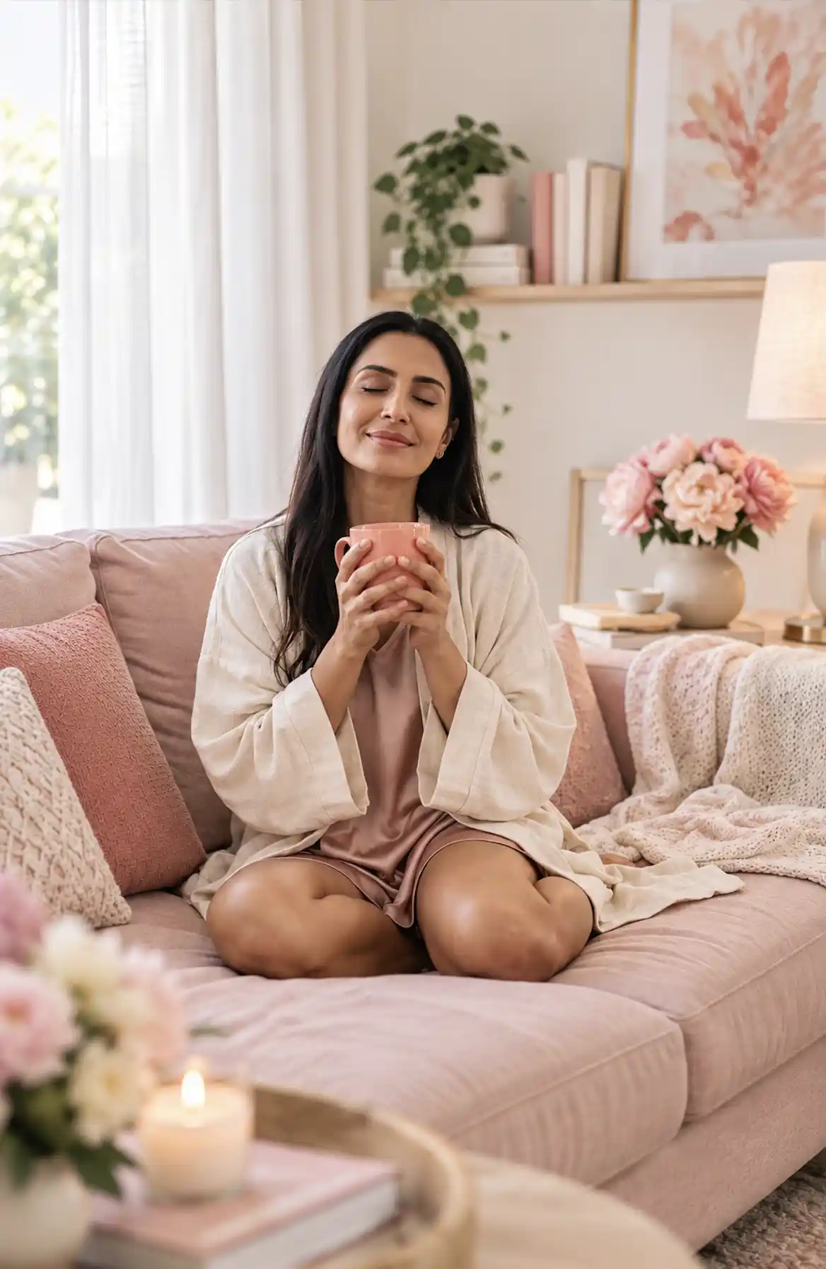 a woman dreaming about her manifestations