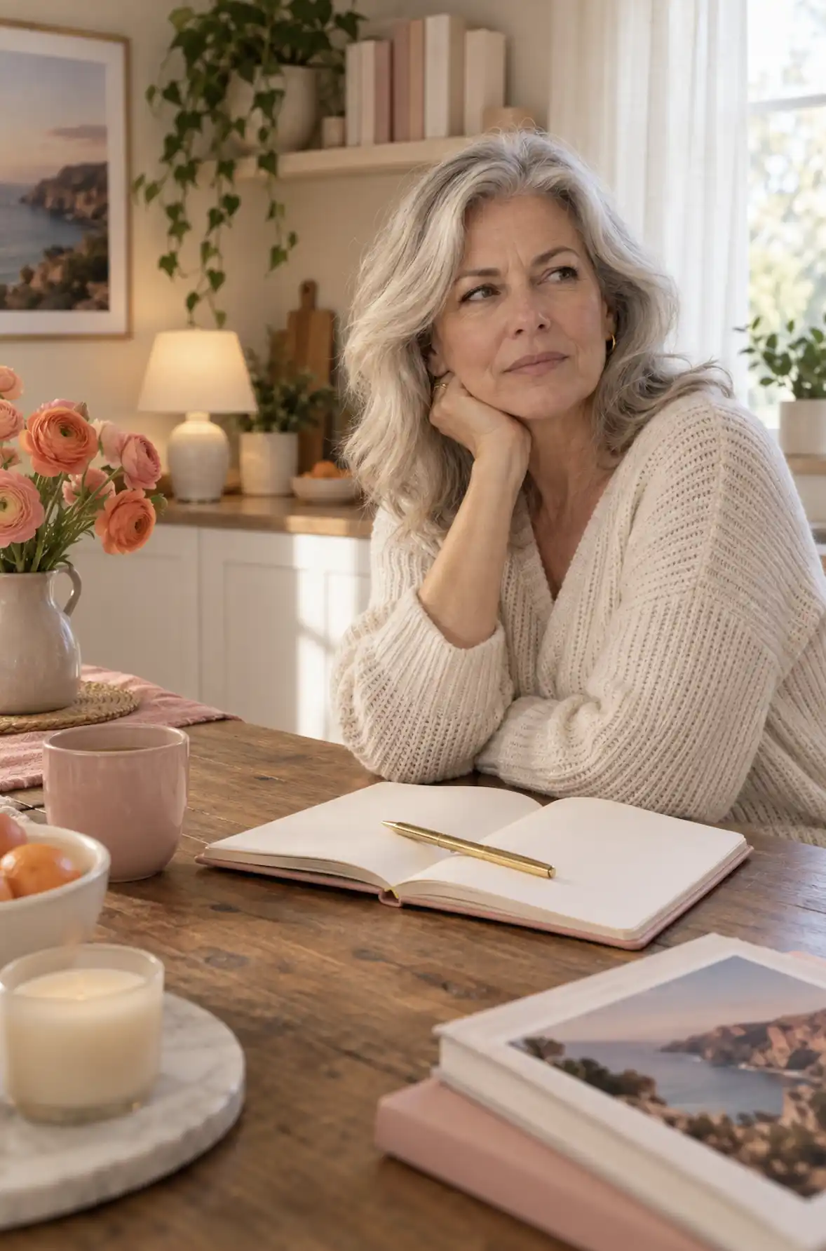woman practicing gratitude that feels fake