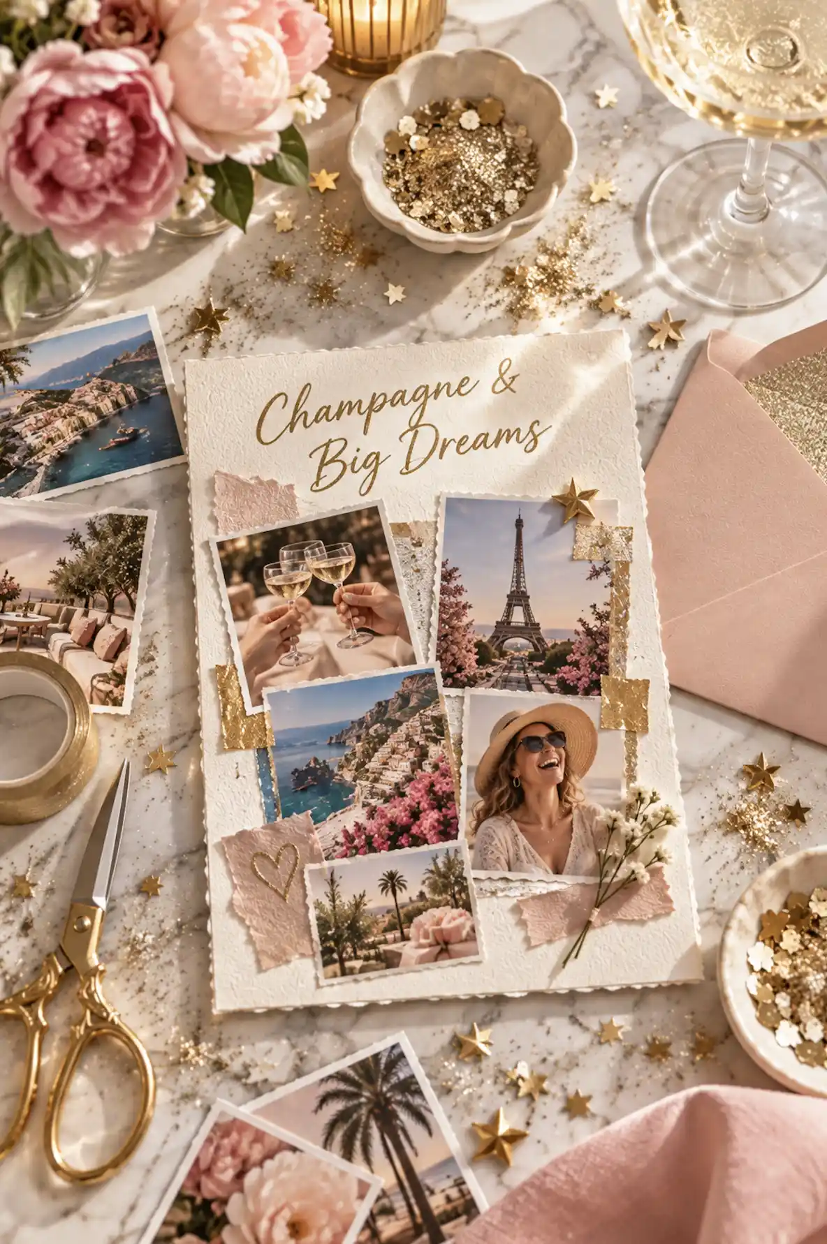 a vision board party invite