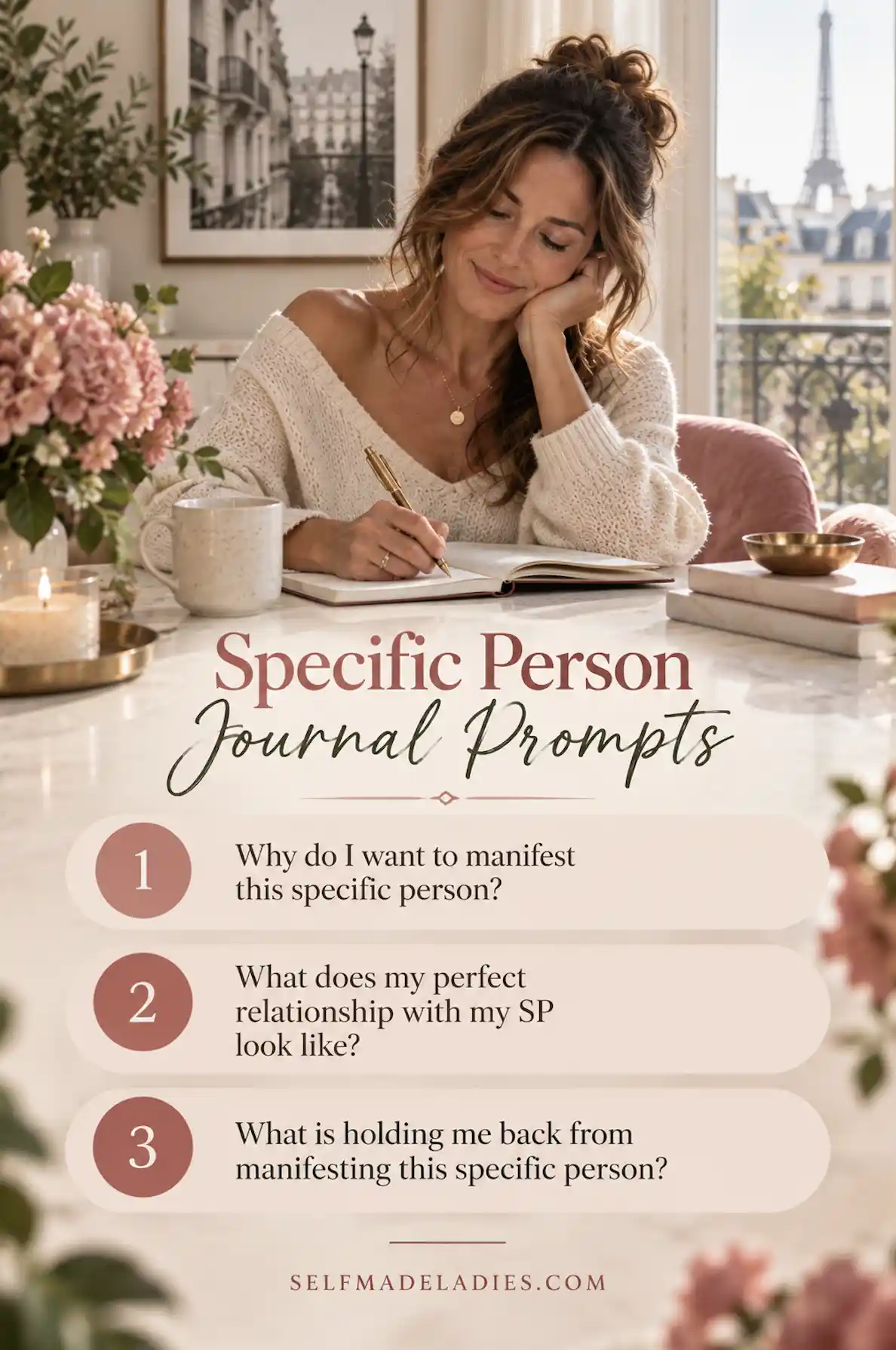 Specific Person Manifestation Journal Prompts