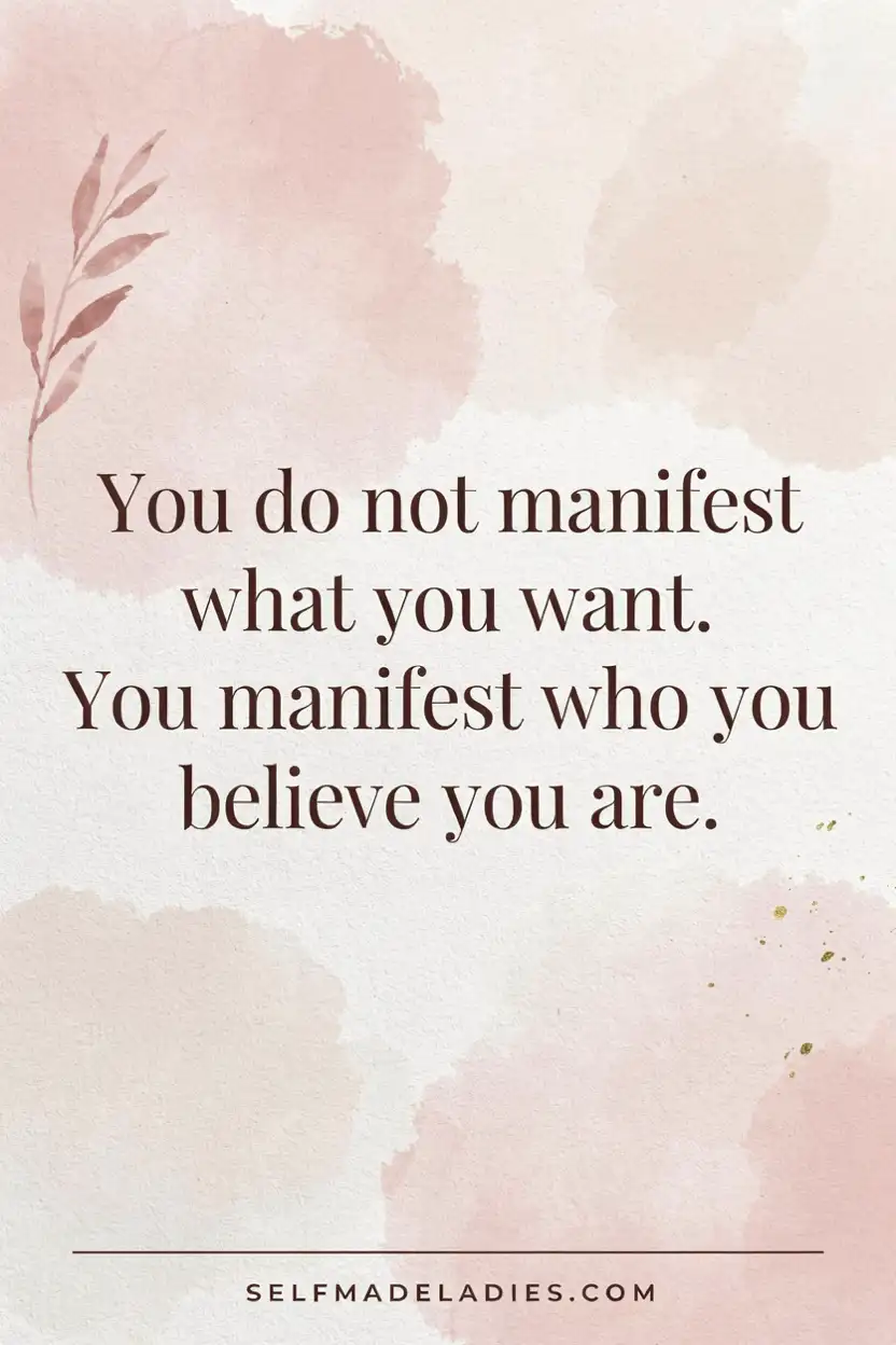 manifestation quote by Mia Fox - Selfmadeladies.com